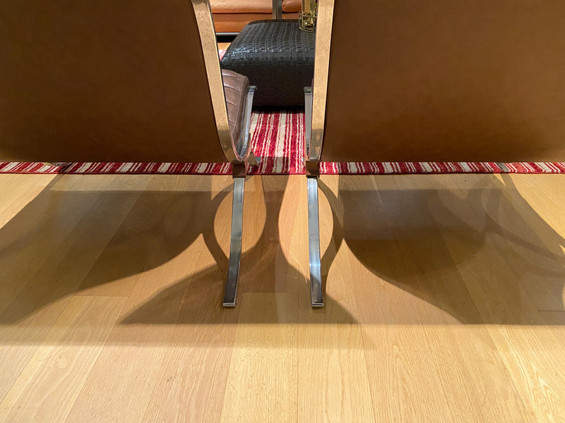 Italian Vintage Leather Lounge Seat