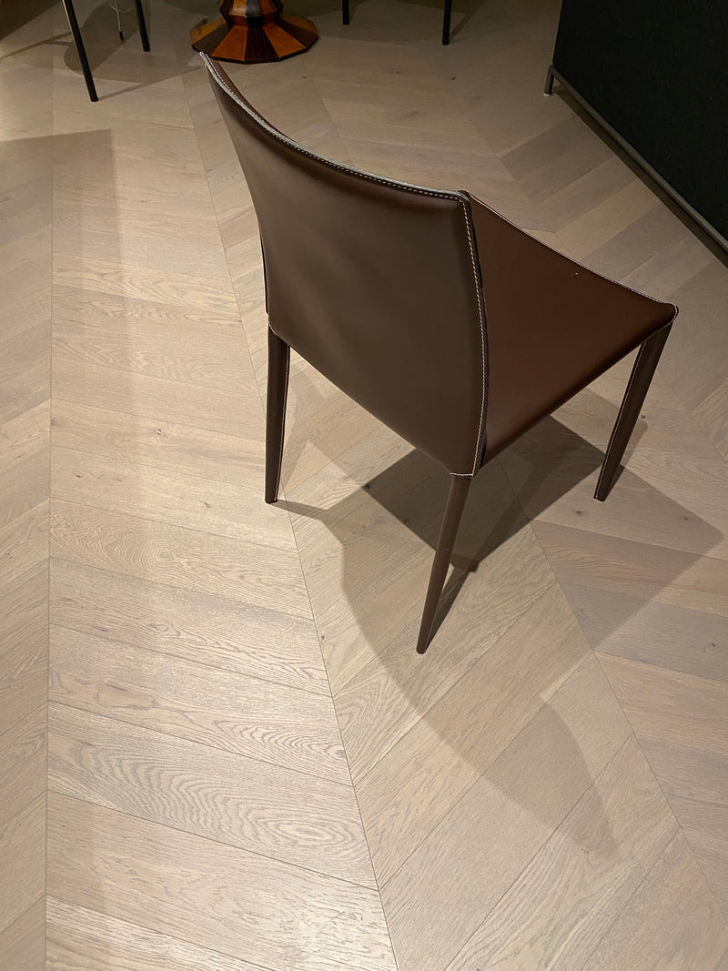 Bontempi Leather 'Linda' Dining Chairs