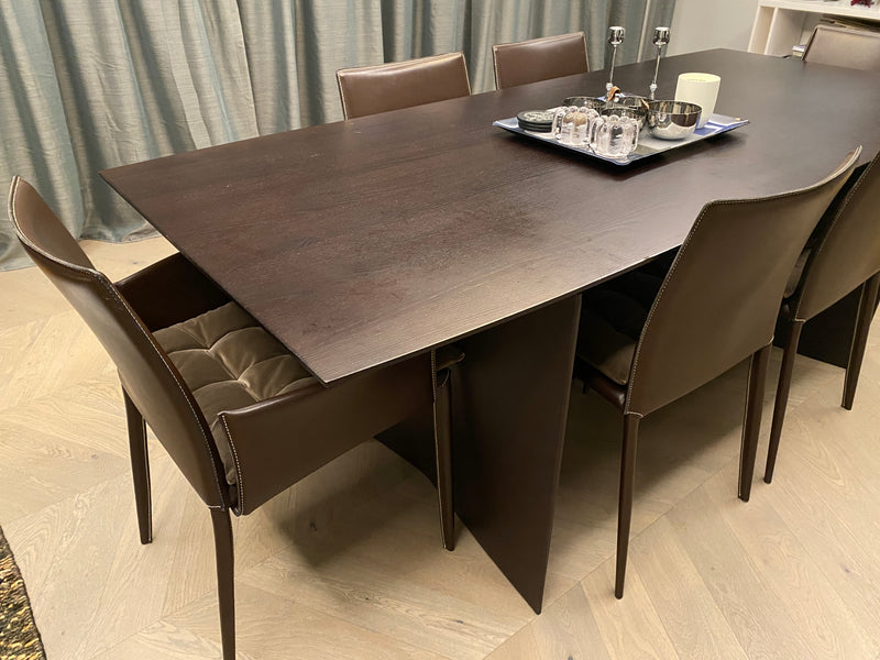 Bontempi Leather 'Linda' Dining Chairs