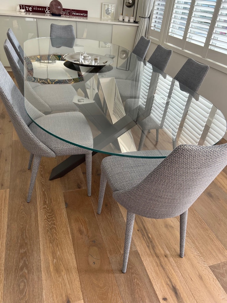 Italian Dining Suite with Table and 8 Chairs