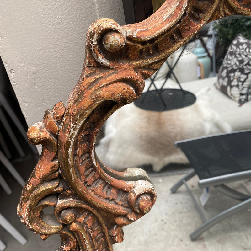 Antique French Rococo Mirror