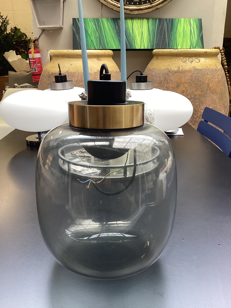 Tooy Legier  Smoked Glass Pendant