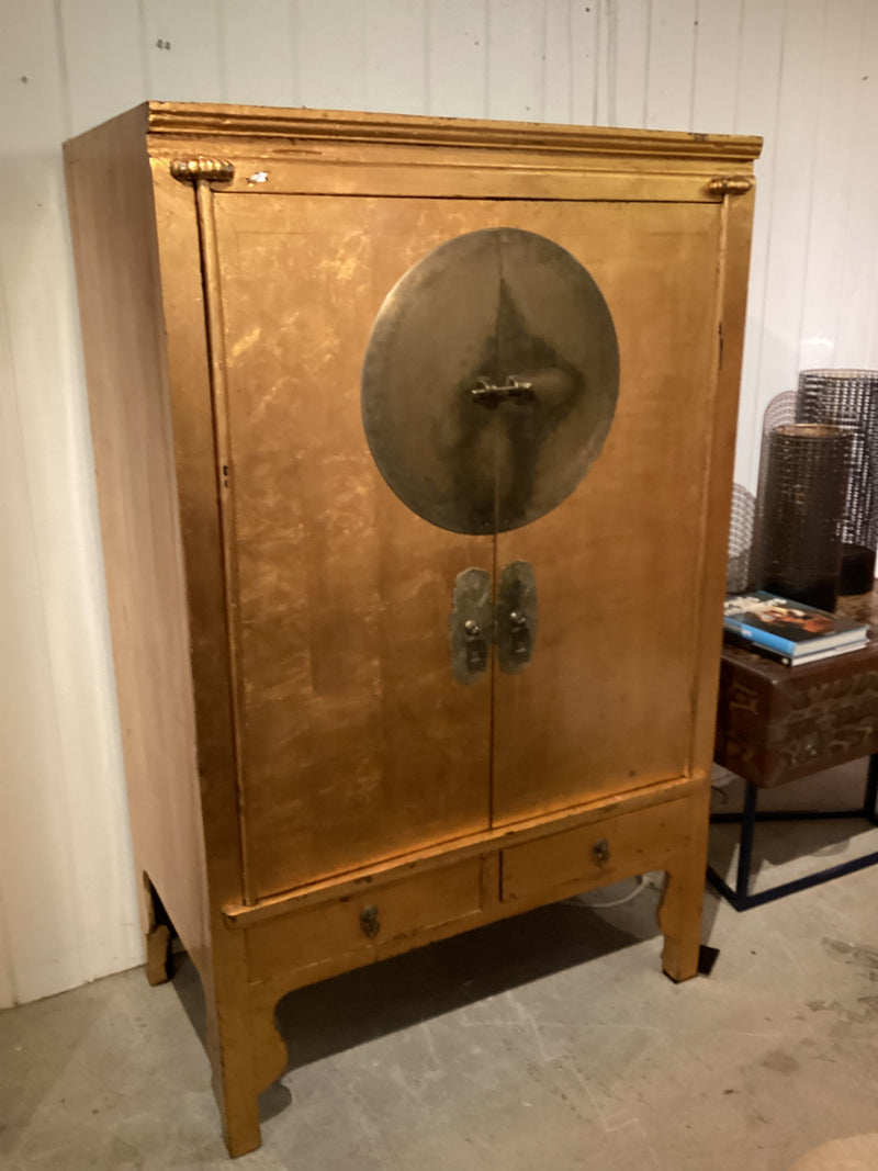 Chinese Gold Lacquered Cabinet