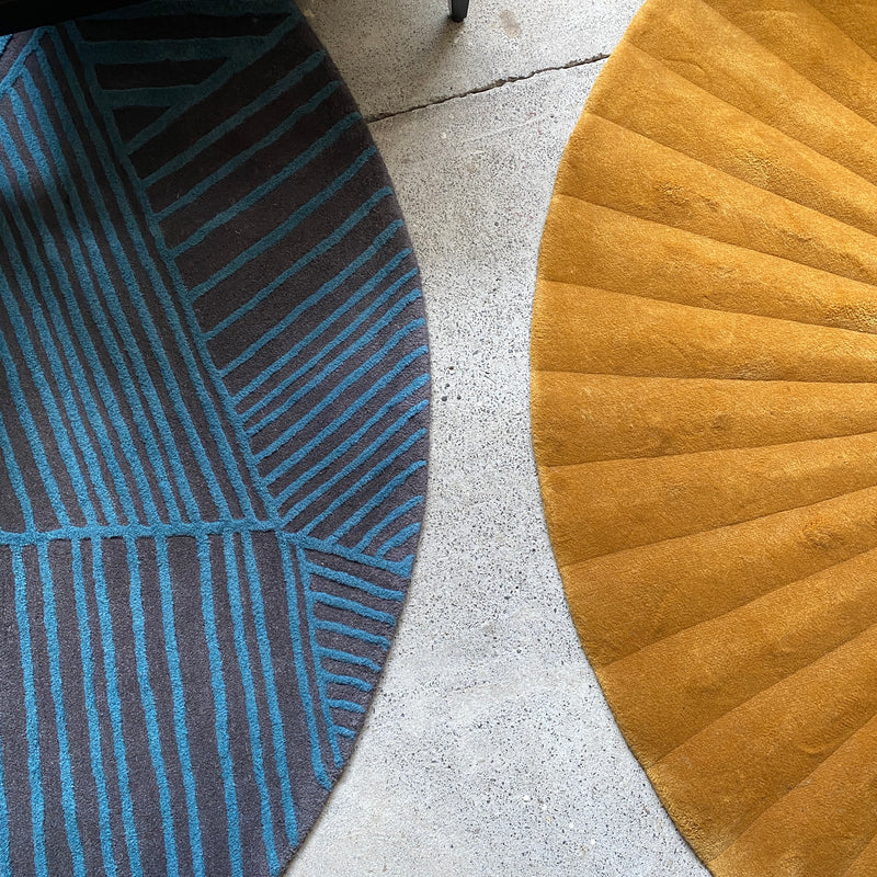 Designer Rugs Hand Tufted Circular Wool Rug