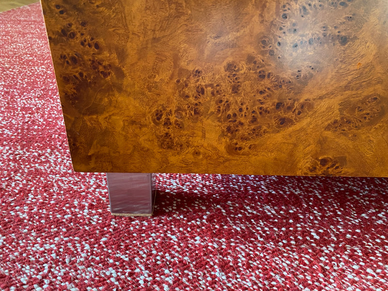 Custom made Burr Walnut coffee table