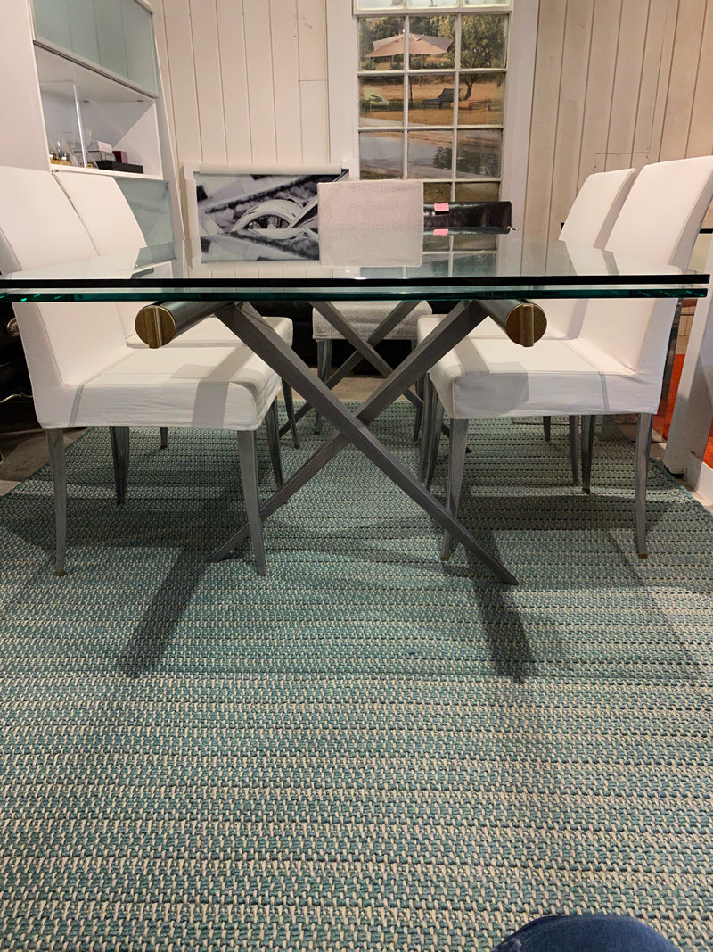 Desalto 'Tender 420' Glass Dining Table