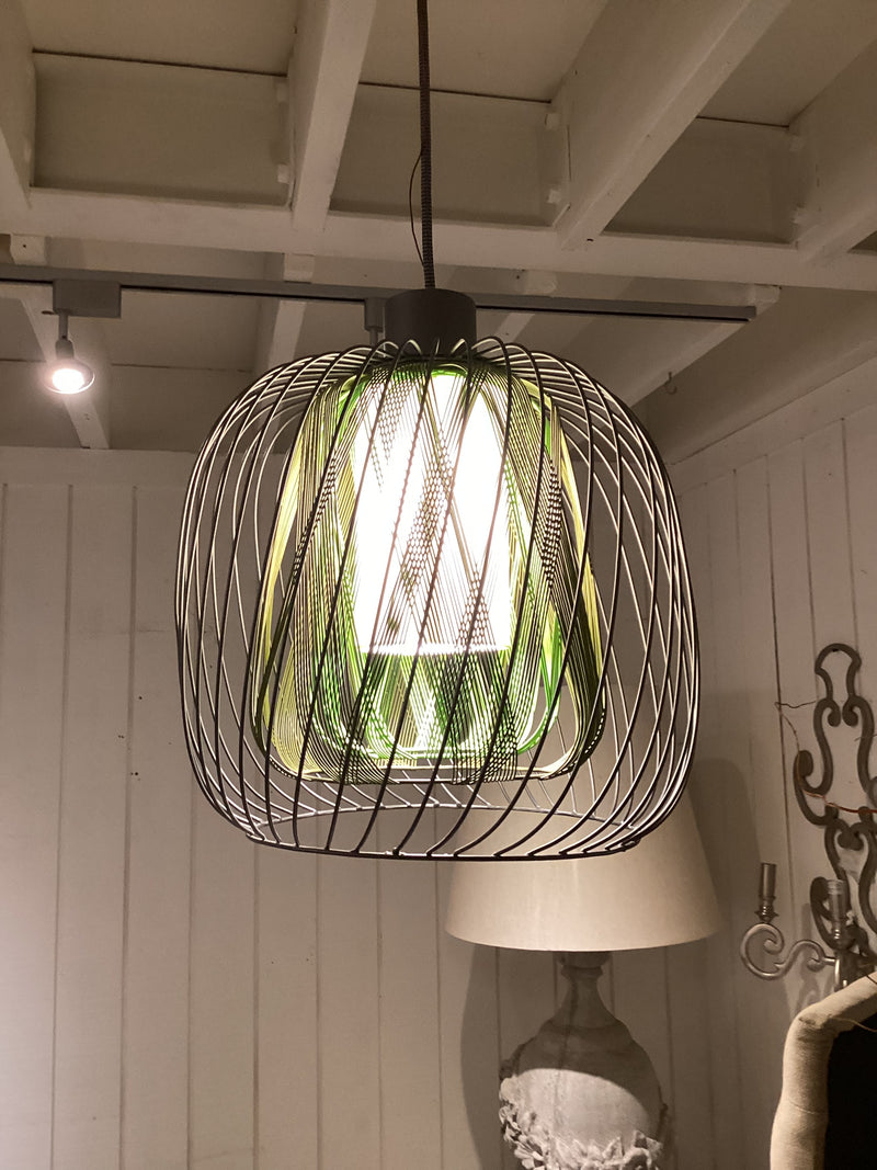 Green 'Bodyless' Outdoor Pendants by Forestier
