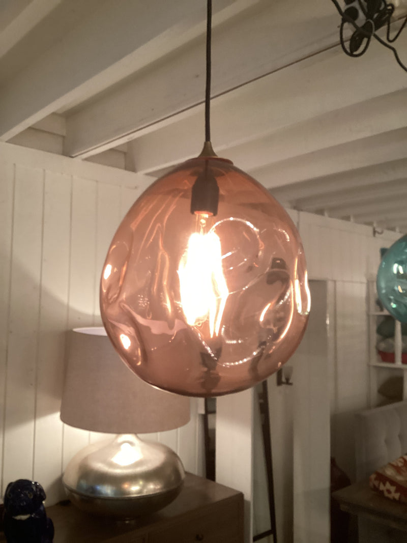‘Lukeke’ Design Deflated Glass Pendant Lights