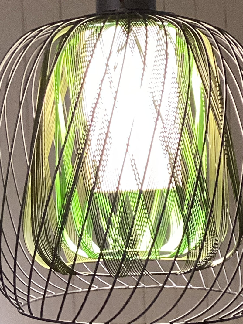 Green 'Bodyless' Outdoor Pendants by Forestier