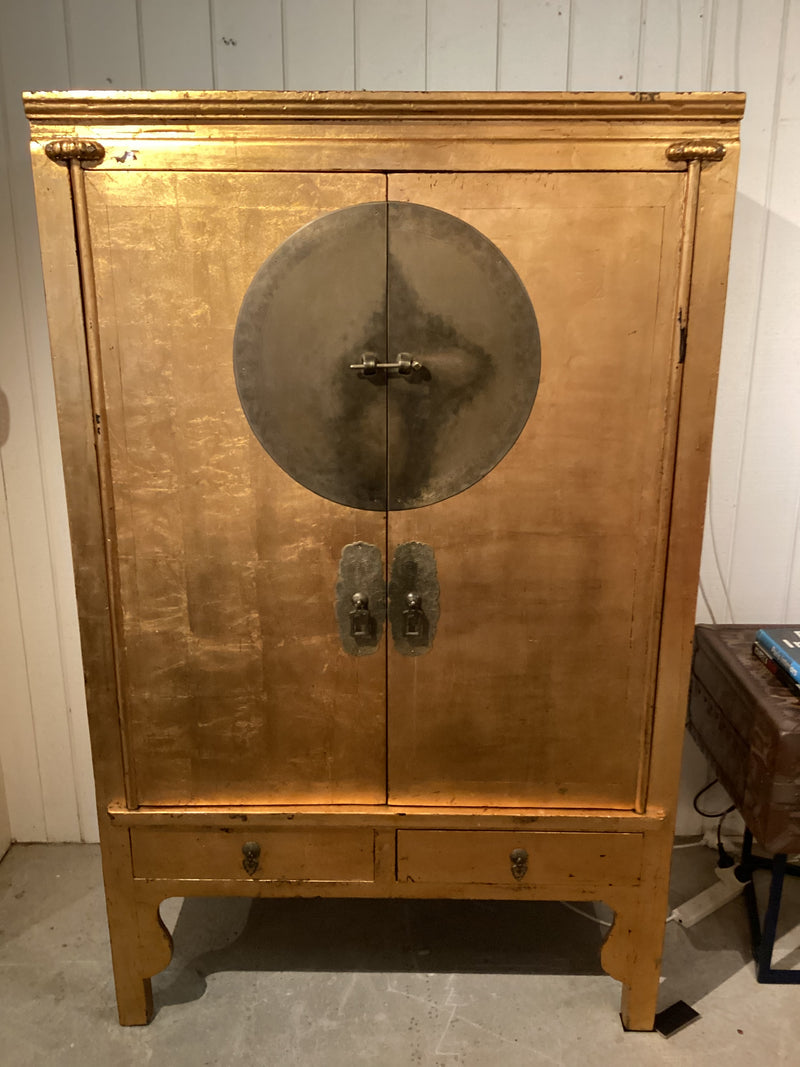Chinese Gold Lacquered Cabinet
