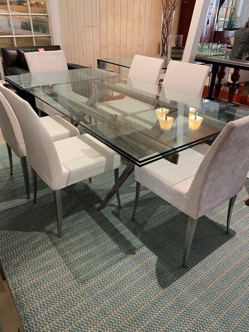 Desalto 'Tender 420' Glass Dining Table