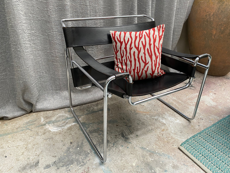 Pair of Marcel Breuer 'Wassily' Chairs by Gavina, Italy