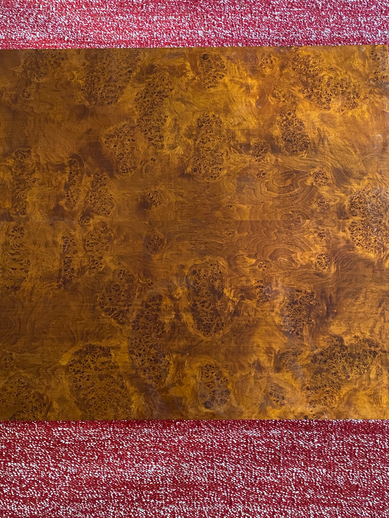 Custom made Burr Walnut coffee table