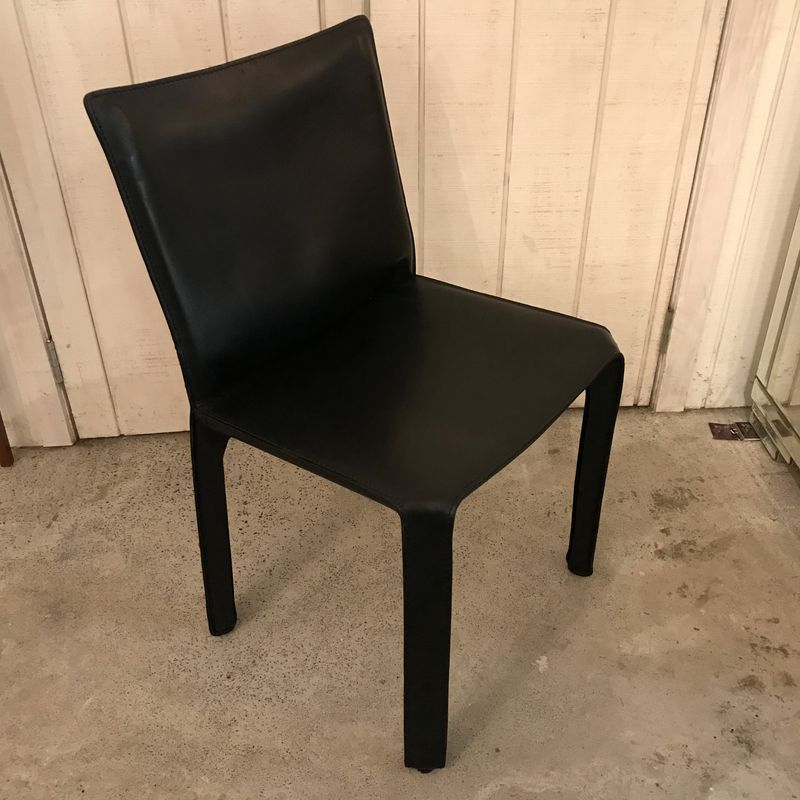 Cassina Cab Leather Dining Chair