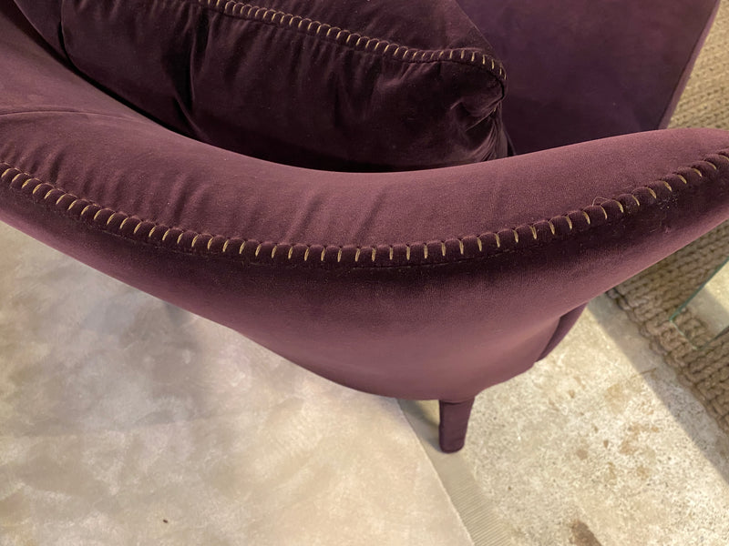 Sylka 'Dove' Velour Floor Rug