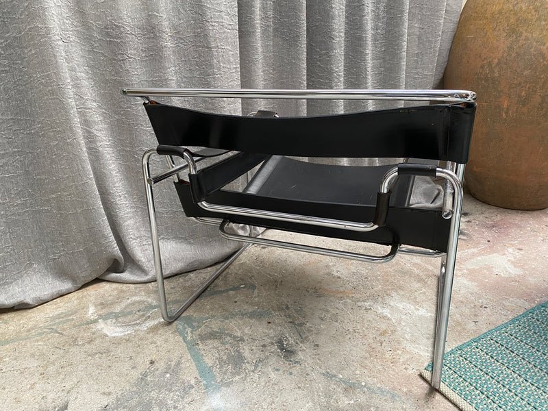 Pair of Marcel Breuer 'Wassily' Chairs by Gavina, Italy
