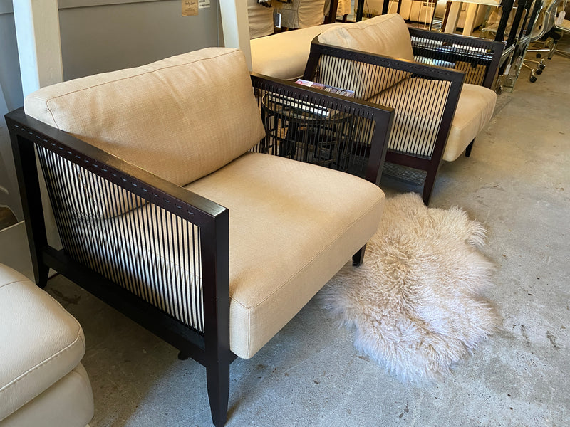 Bonacina 'Astoria' Low-Back Armchairs