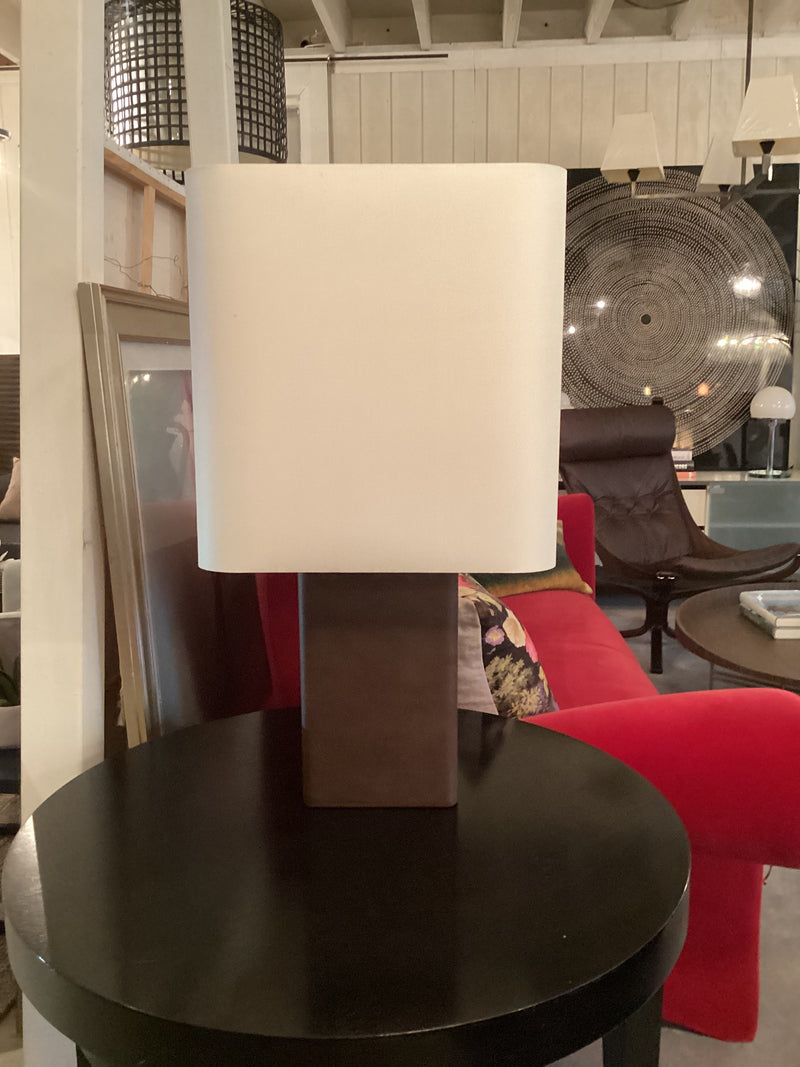 Leather Table Lamp...