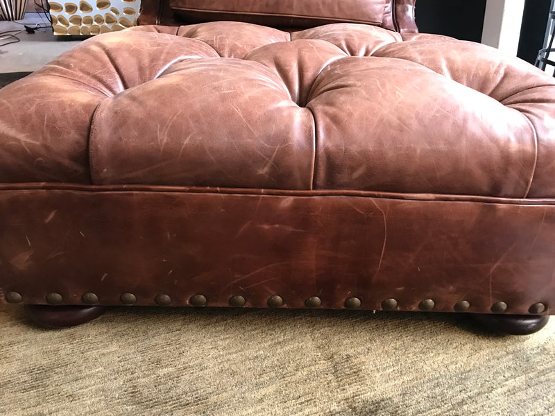 Ralph Lauren 'Writer's' Armchair and Ottoman