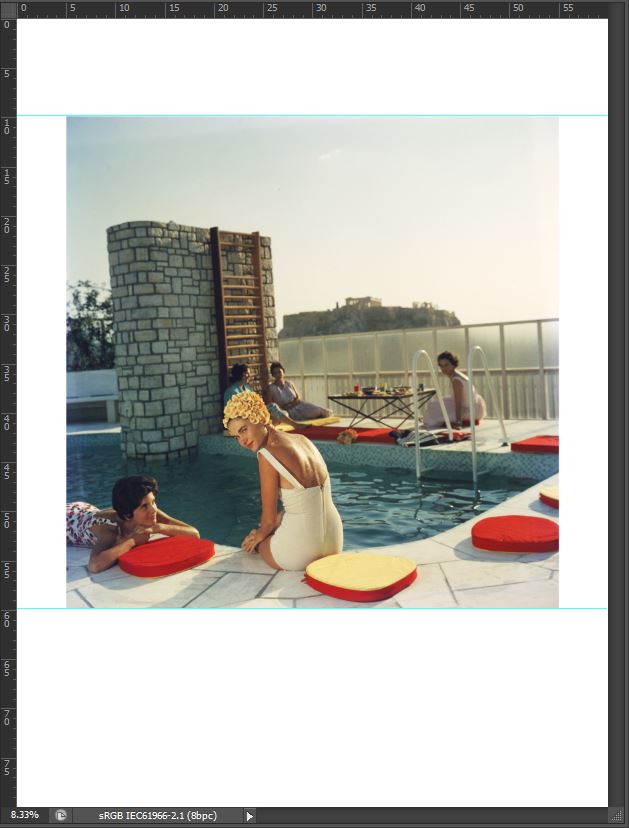 Slim Aaron Framed Print - Penthouse Pool