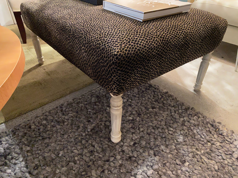 Animal Print Ottoman