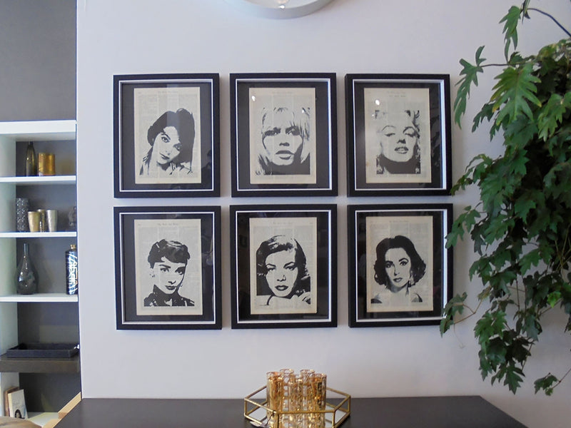 60s Icons and 80s Super Models Framed Prints