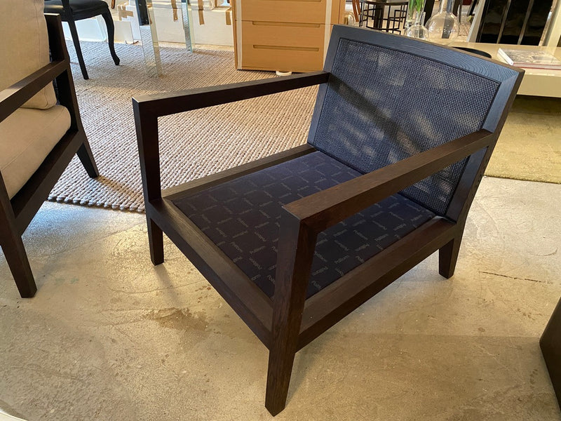 Poliform 'Camilla' Armchair with Wooden Frame