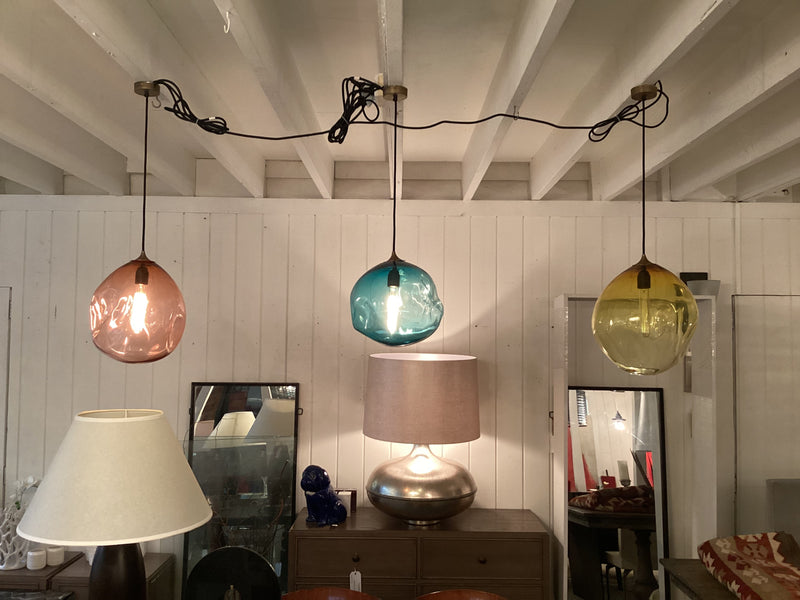 ‘Lukeke’ Design Deflated Glass Pendant Lights