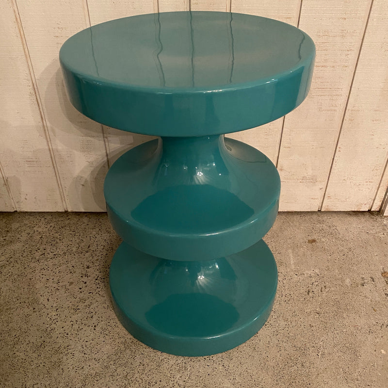 India Mahdavi 'Bishop' Stool in Turquoise