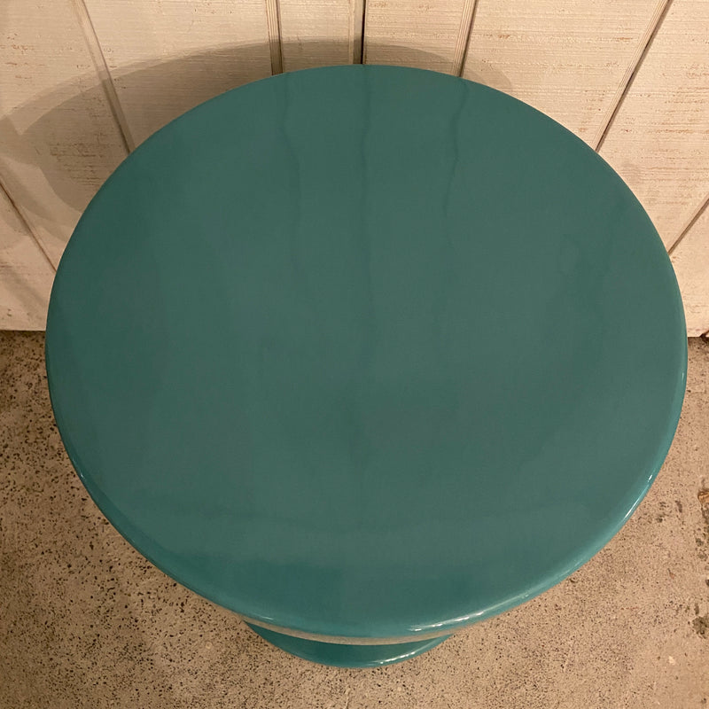 India Mahdavi 'Bishop' Stool in Turquoise