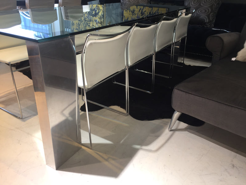 Leather 'Tulu' Dining Chairs by Cassina
