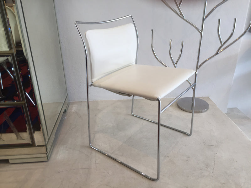 Leather 'Tulu' Dining Chairs by Cassina