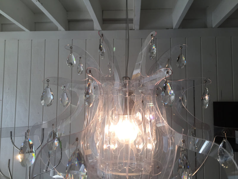 Lillibet Transparent PND Chandelier by Slamp Italy