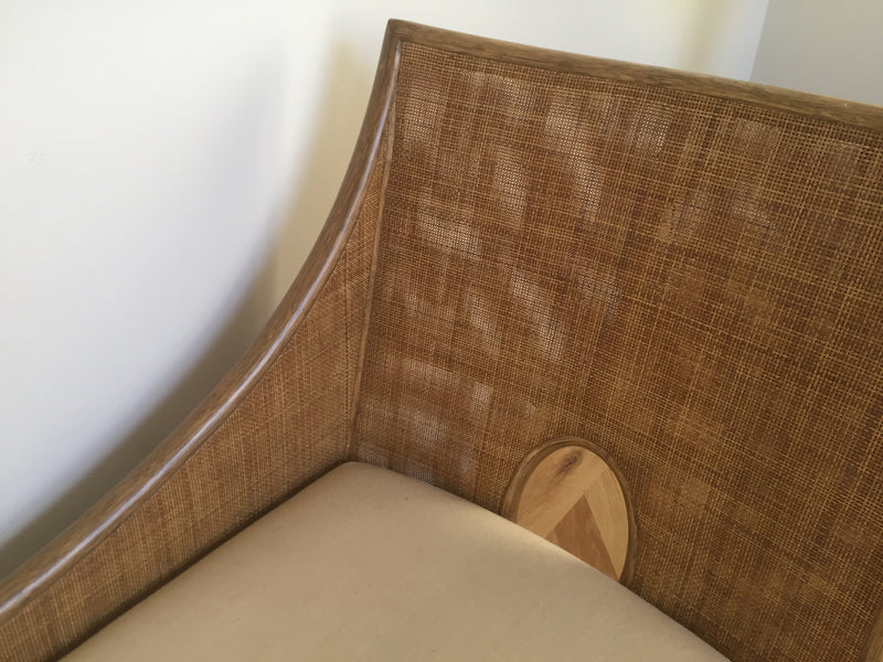 Barbara Barry Cane Chaise for McGuire