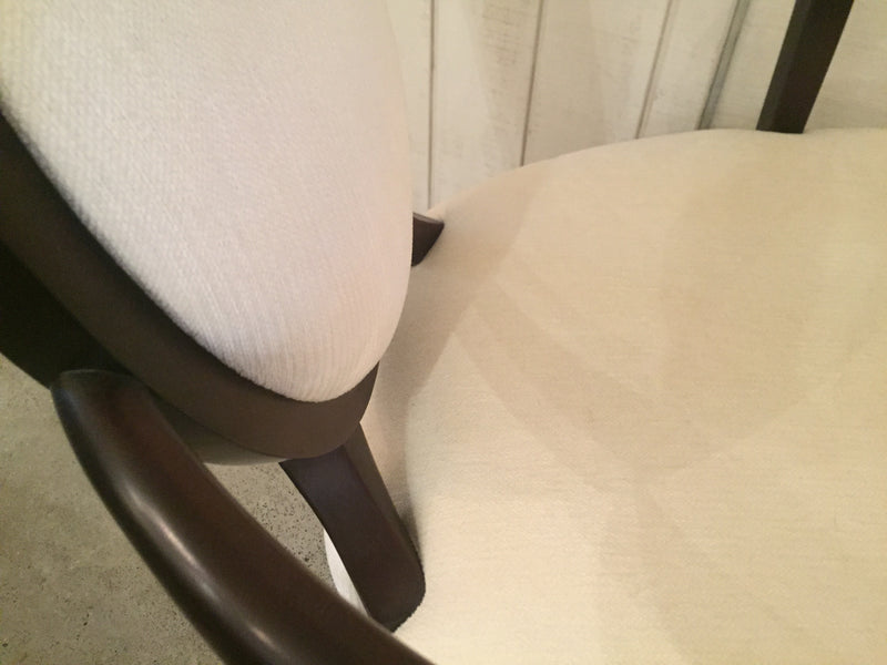 Baker Oval X-Back Armchair by Barbara Barry