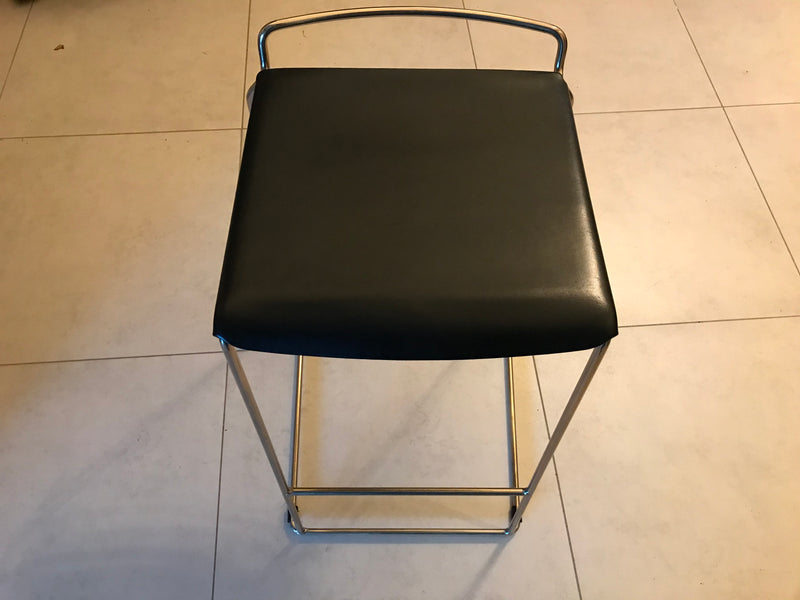 Leather 'Uccio' Stools by Barbera (set of 3)
