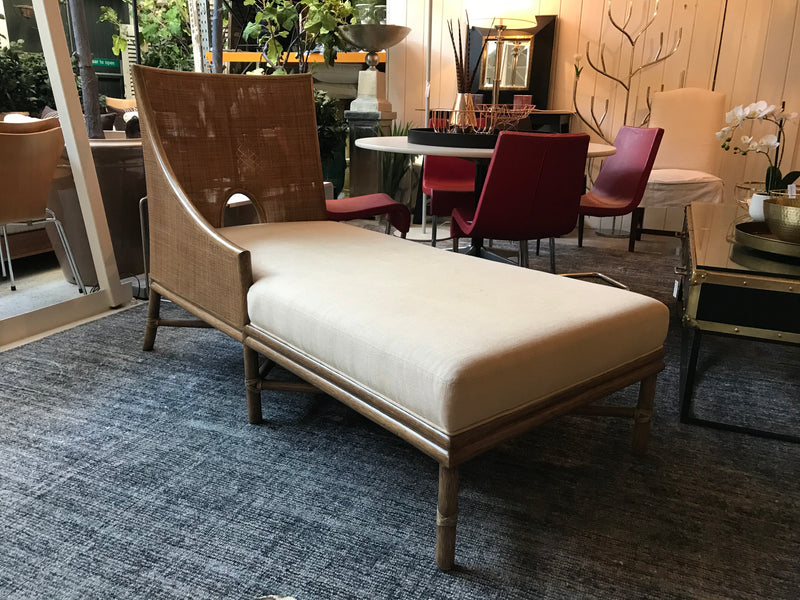 Barbara Barry Cane Chaise for McGuire