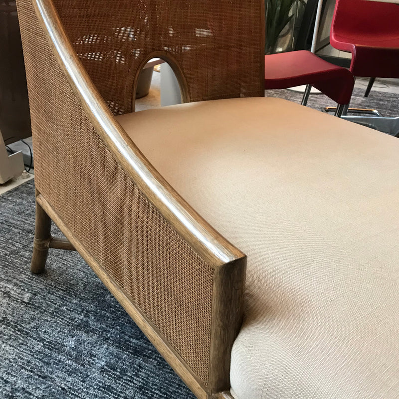 Barbara Barry Cane Chaise for McGuire