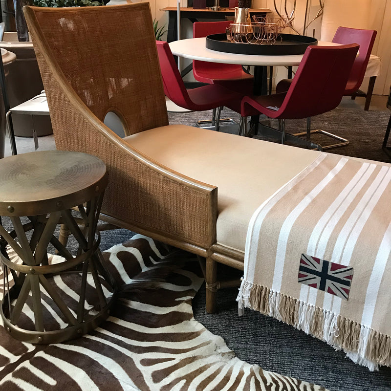 Barbara Barry Cane Chaise for McGuire