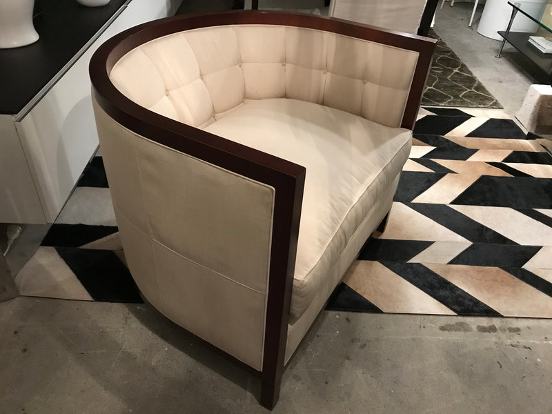 Baker 'Archetype' Collection Tufted Armchair