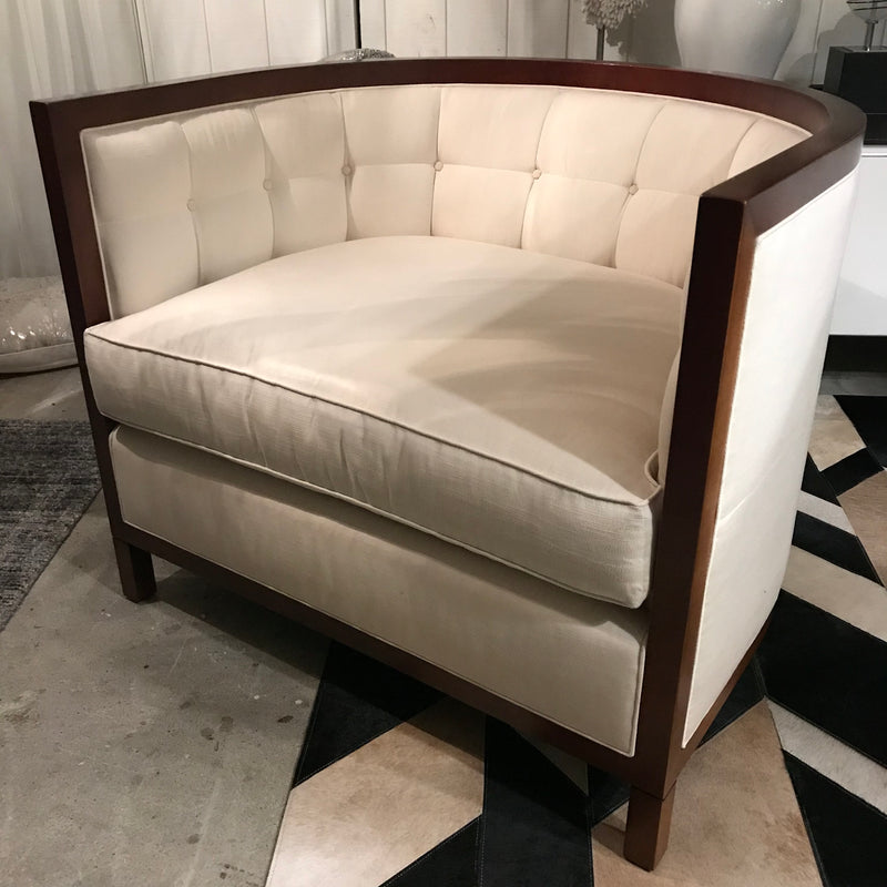 Baker 'Archetype' Collection Tufted Armchair