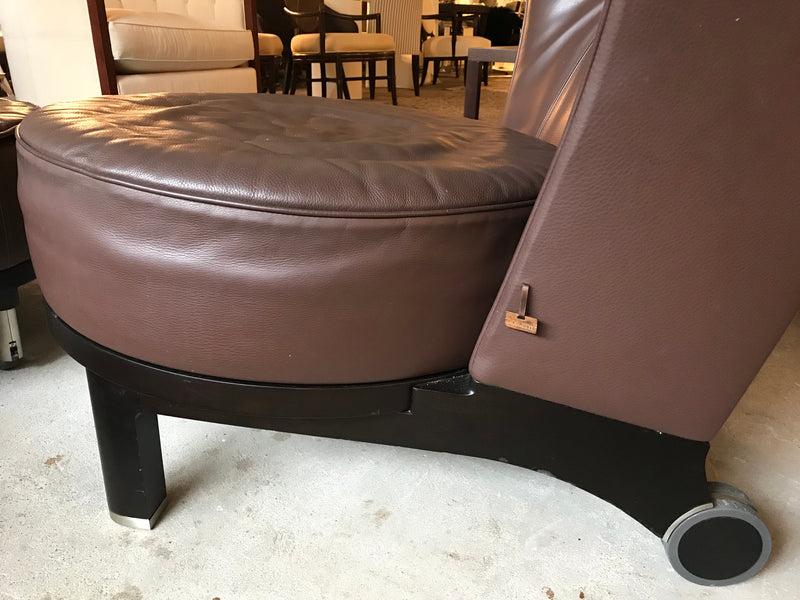 Giorgetti 'Rea' Chair and Ottoman by Chi Wing Lo