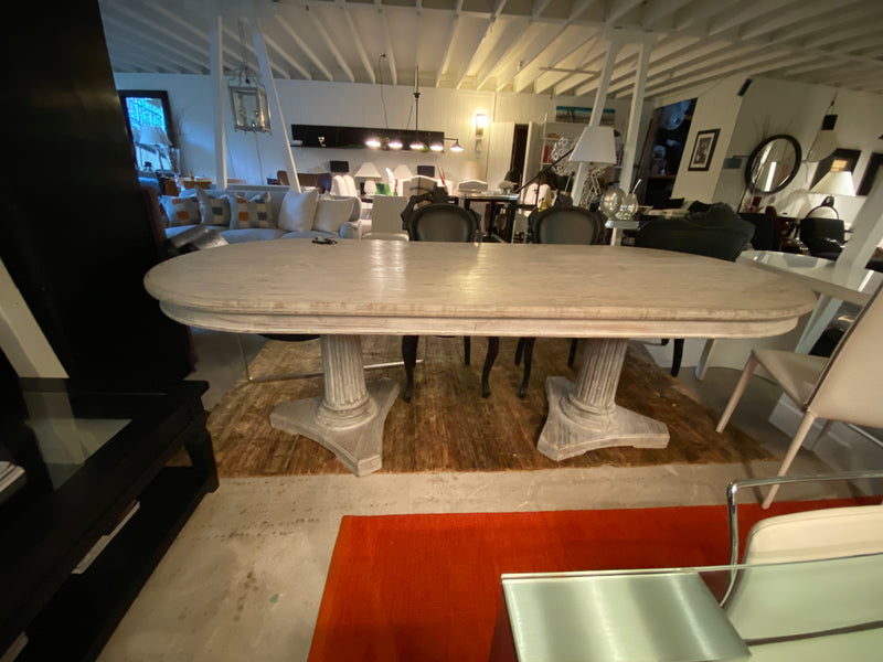 Distressed Wooden Dining Table
