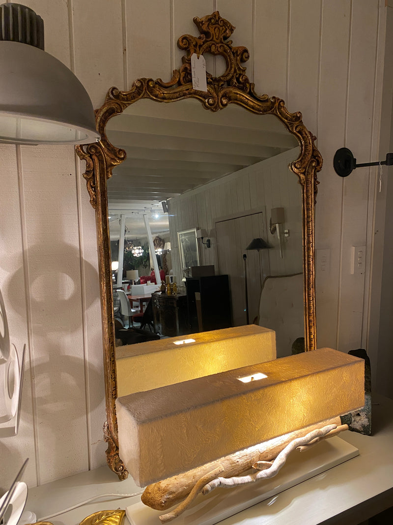 Antique French Rococo Mirror