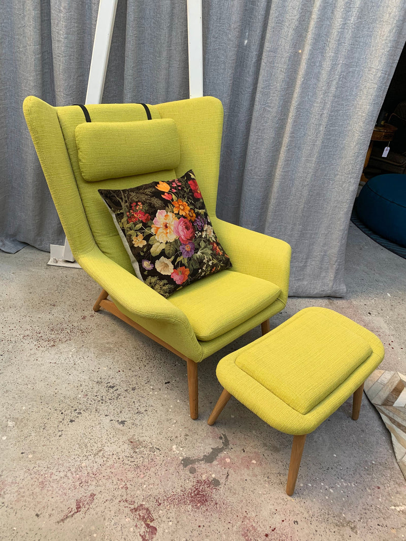 Bo Concept 'Hamilton' Armchair & Ottoman