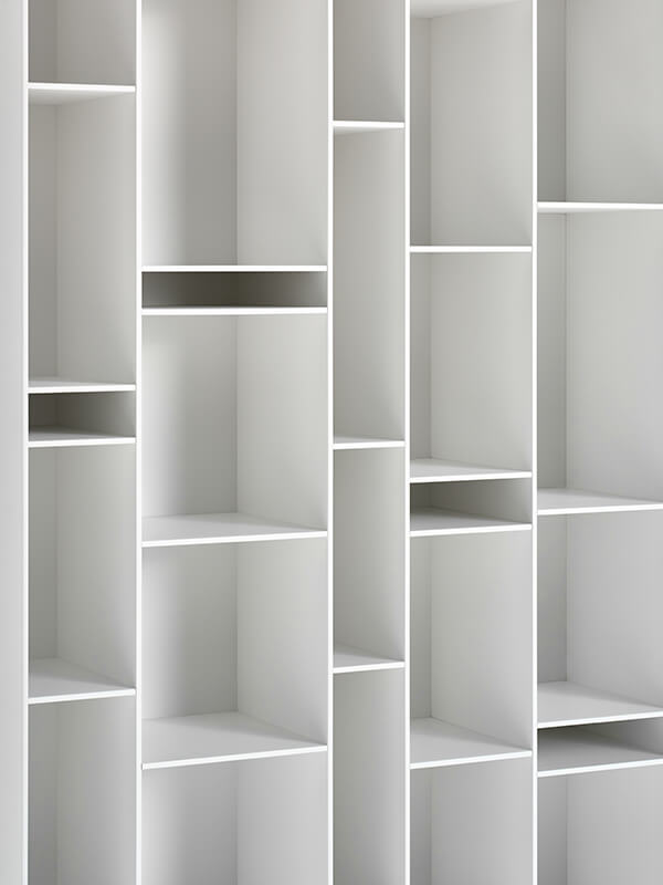 MDF Italia 'Random' Bookshelves by Neuland Industriedesign