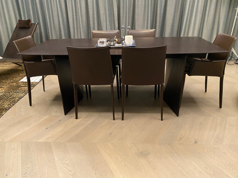 Bontempi Leather 'Linda' Dining Chairs