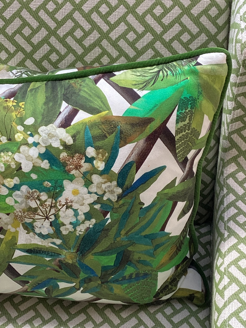 Custom Made Floral Cushion