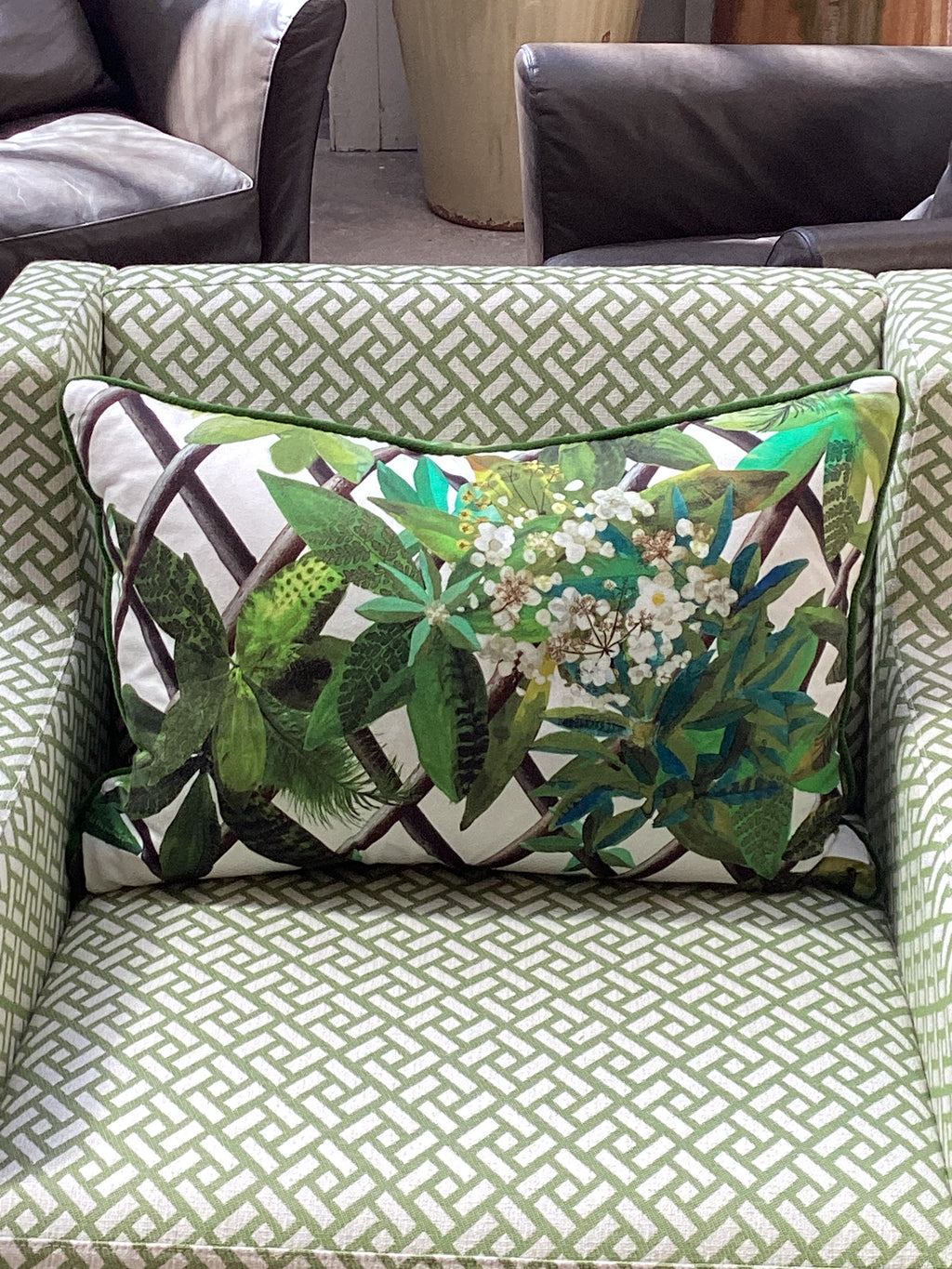 Custom Made Floral Cushion