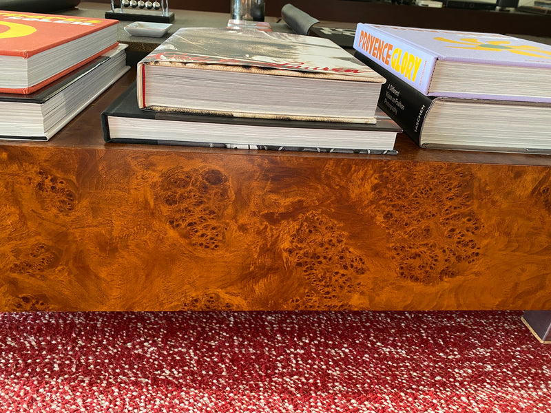 Custom made Burr Walnut coffee table